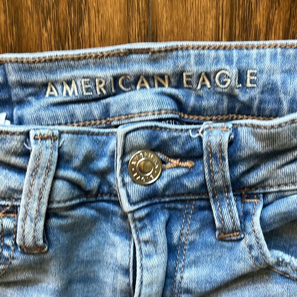 American Eagle super high waist jeggings, size 000 - Picture 3 of 7